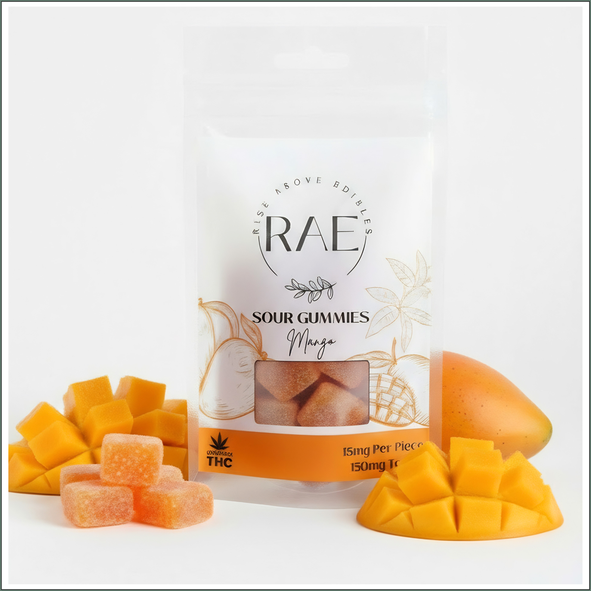 Sour Gummies - Mango 150mg (10x15mg)