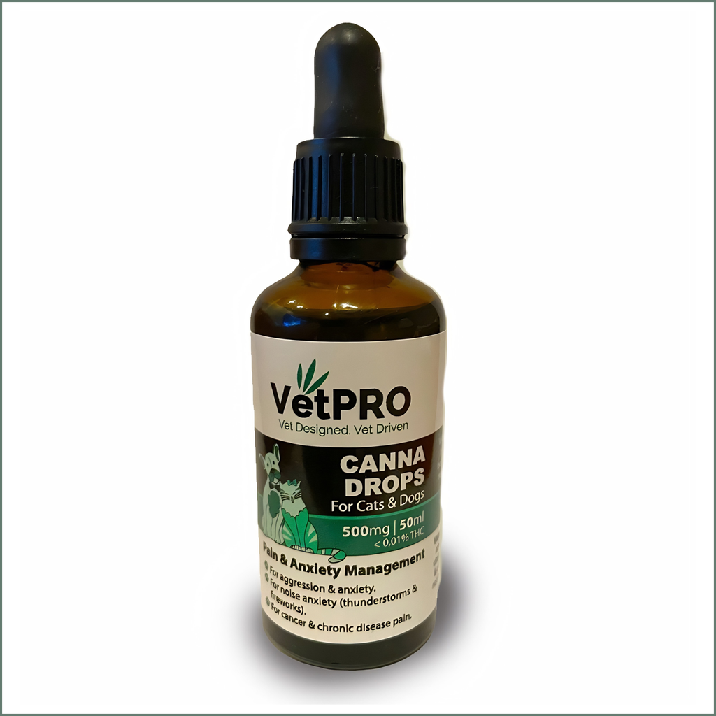 VetPro CBD Drops for Cats & Dogs 50ml (500mg)