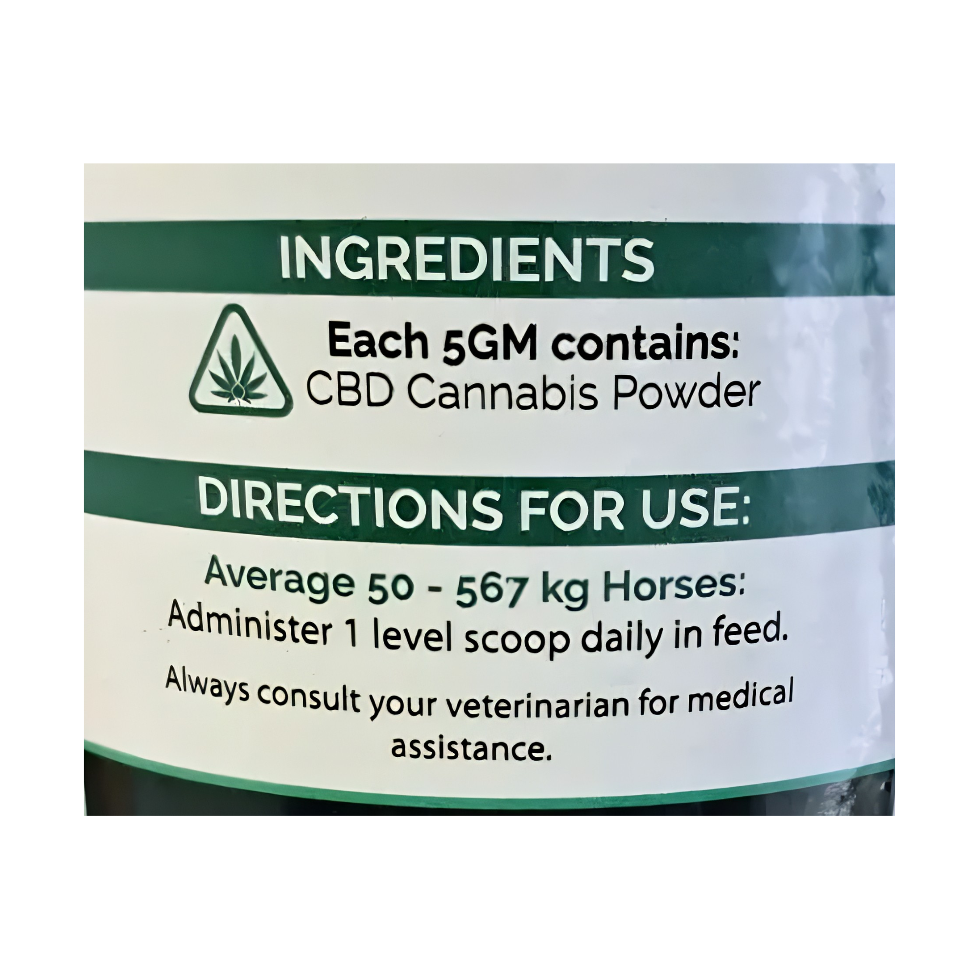 VetPro Equine CBD Cannabis Powder