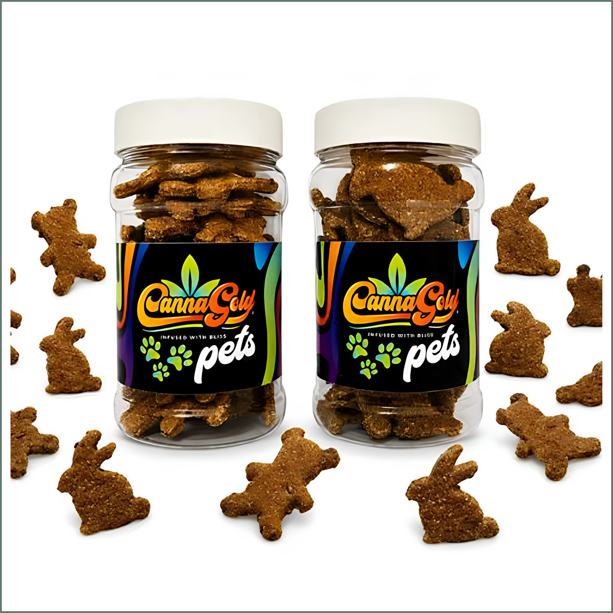 CBD Pet Treats - Bear Bites - Butternut & Beef Liver Biltong 125mg (25x5mg)