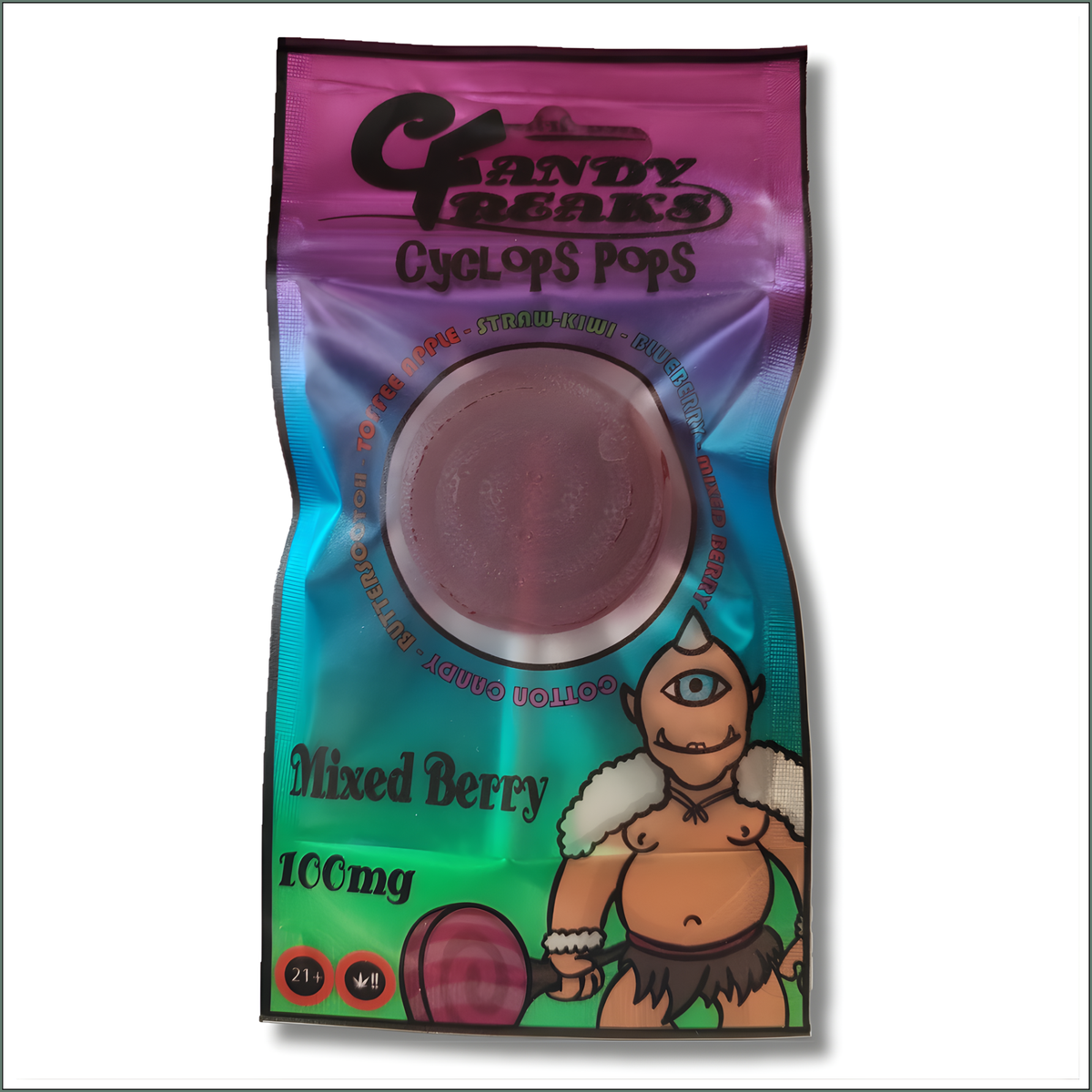 Candy Freaks Cyclops Pops 100mg - Mixed Berry