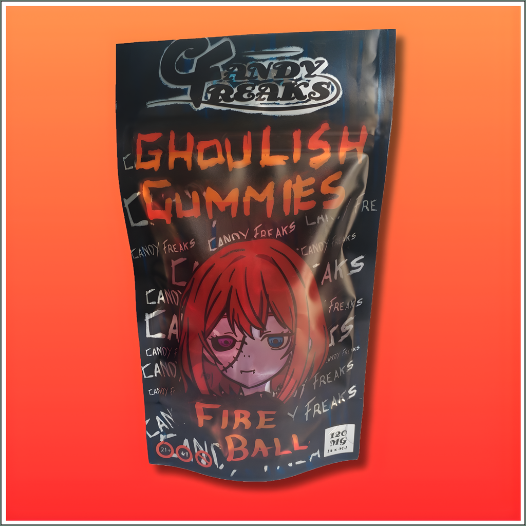 Candy Freaks Ghoulish Gummies - Fireball 120mg (4x30mg)