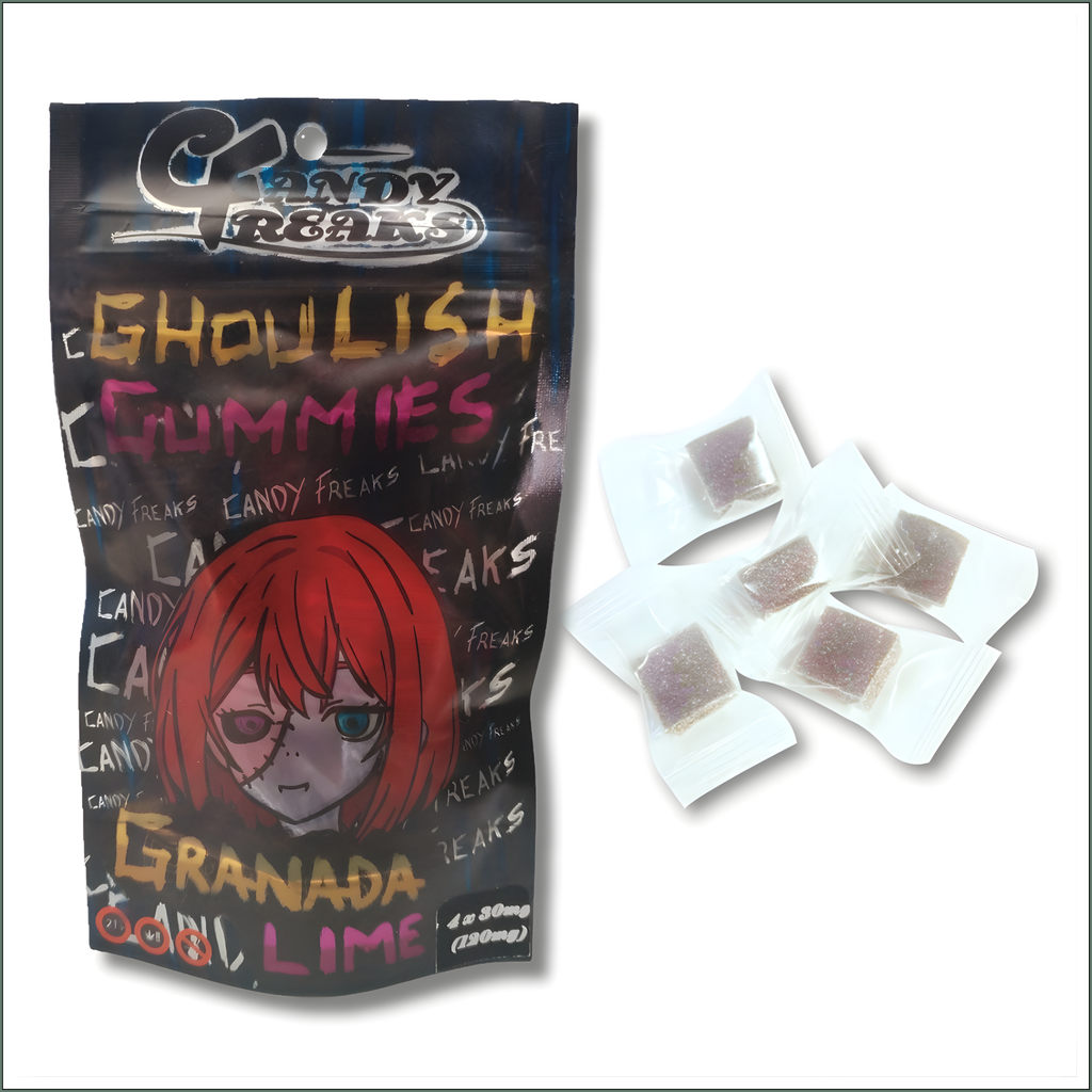 Candy Freaks Ghoulish Gummies - Granadalime 120mg (4x30mg)