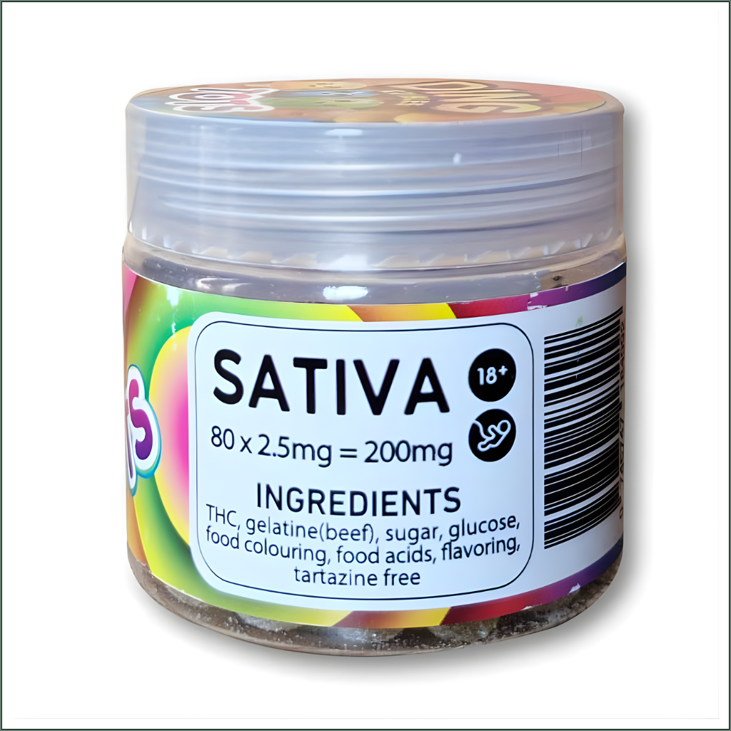 Jelly Gummies - Jelly Tots 200mg (80x2.5mg)