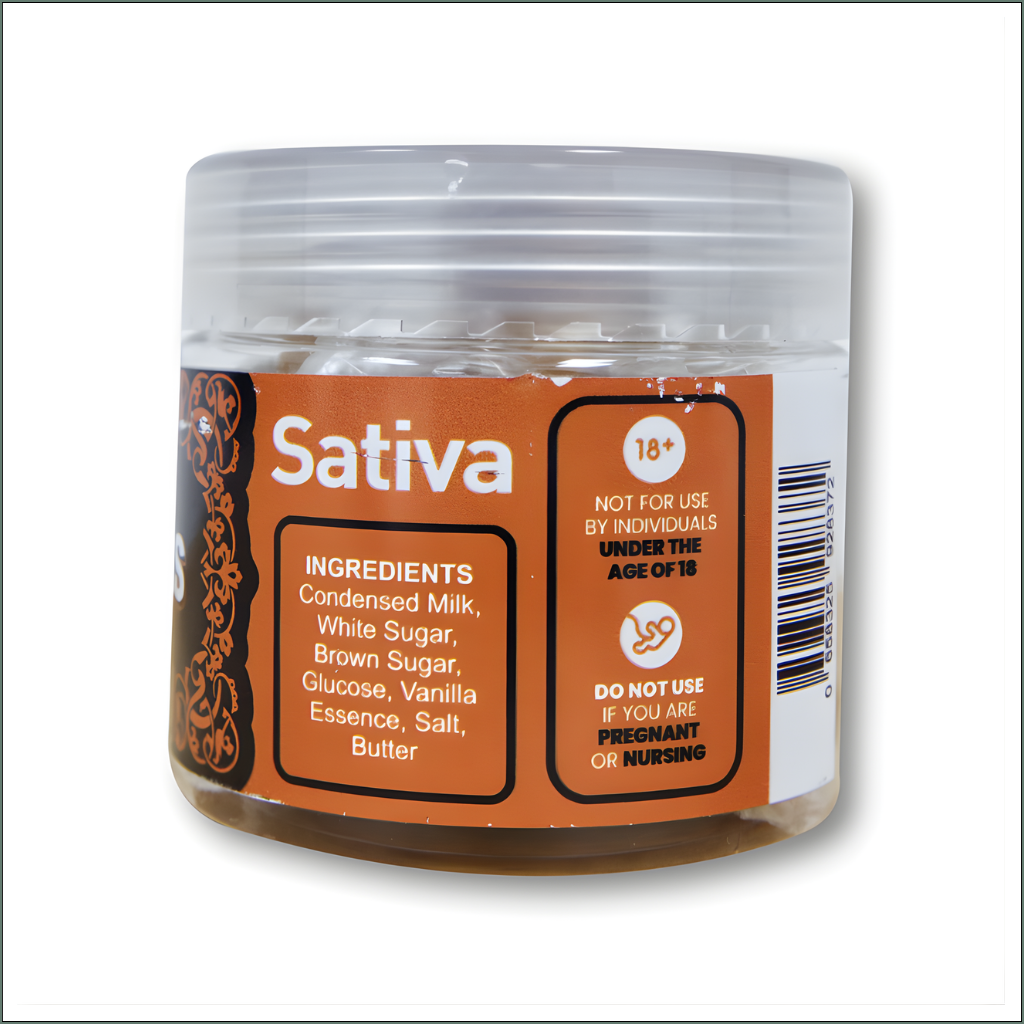 Salted Caramel Toffee 250mg (10x25mg) - Sativa