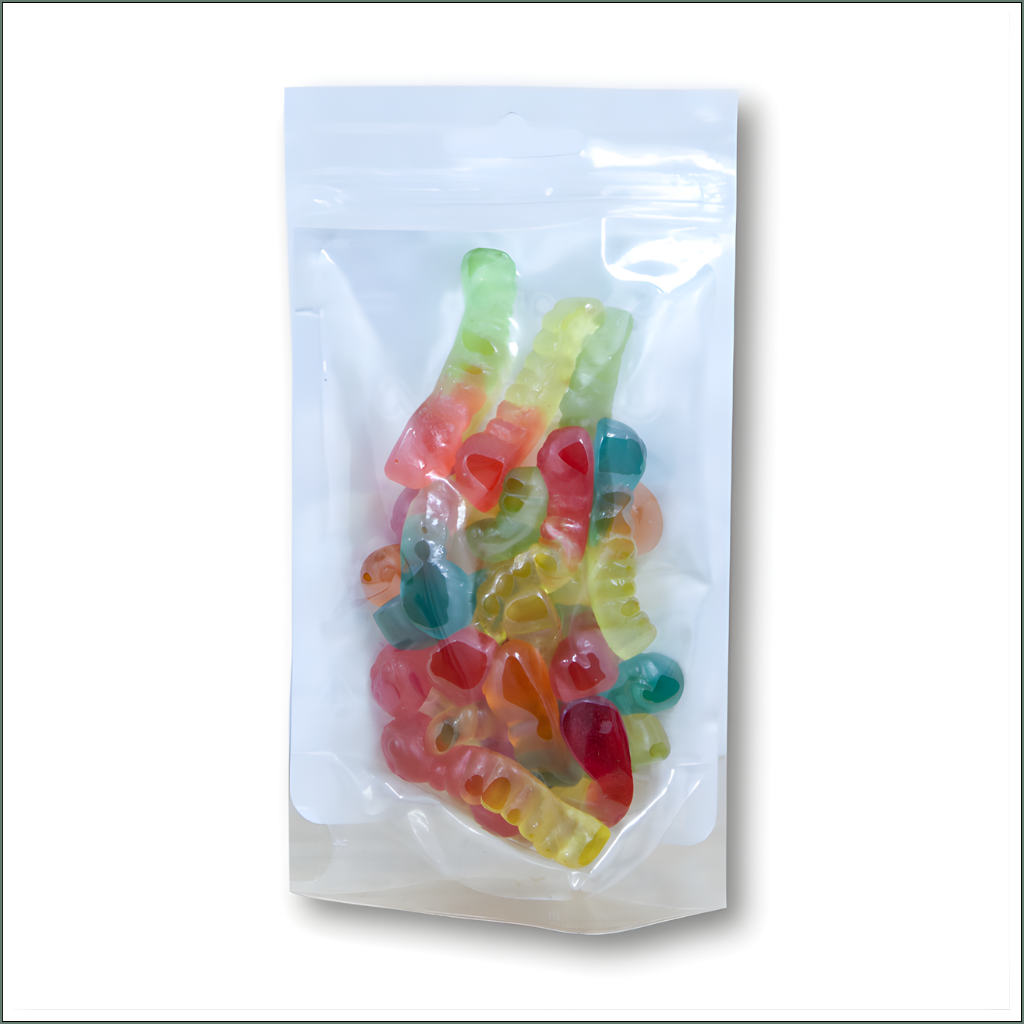 Gummies - Fruity Worms 200mg (20x10mg) - Indica