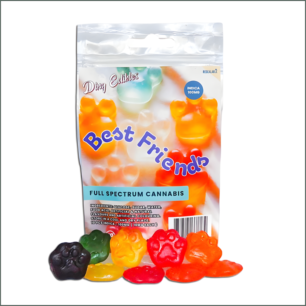 Gummies - Best Friends 100mg (10x10mg) - Indica