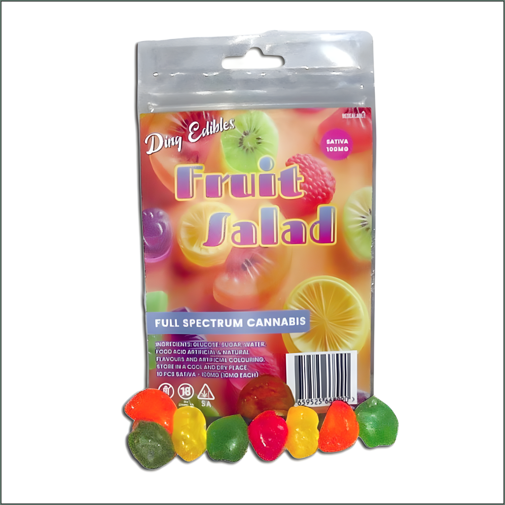 Gummies - Fruit Salad 100mg (10x10mg) - Sativa
